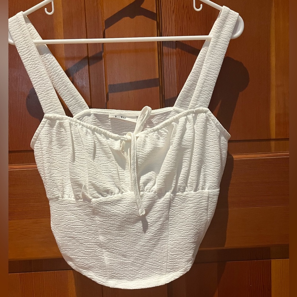 Elodie White Crop Top - NWT